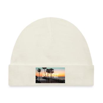 Los Angeles - California - USA - Baby Premium Organic Mütze - Naturweiß - Vorne