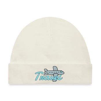 Travel - Baby Premium Organic Mütze - Naturweiß - Vorne