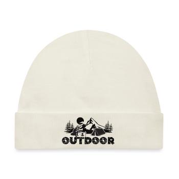 Outdoor Fans - Baby Premium Organic Mütze - Naturweiß - Vorne