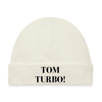 Tom Turbo! - Baby Premium Organic Mütze - Naturweiß - Vorne