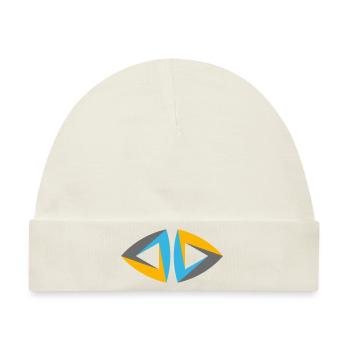 Dreieck unmögliche Figur Escher Geometrie Hipster - Baby Premium Organic Mütze - Naturweiß - Vorne