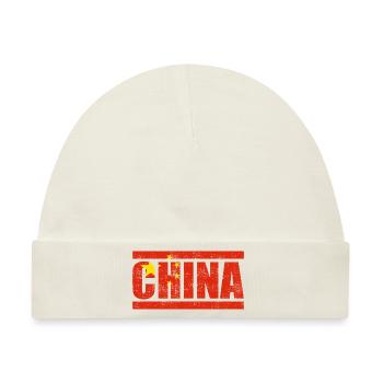 China - Baby Premium Organic Mütze - Naturweiß - Vorne