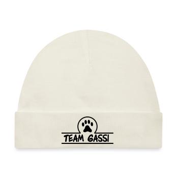 team gassi 01 - Baby Premium Organic Mütze - Naturweiß - Vorne