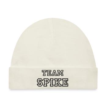 TEAM SPIKE Hundename Rüde TeamTrikot - Baby Premium Organic Mütze - Naturweiß - Vorne