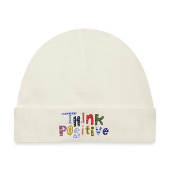 Positiv denken - Baby Premium Organic Mütze - Naturweiß - Vorne