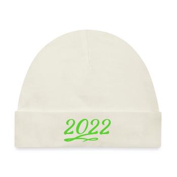 2022 - Baby Premium Organic Mütze - Naturweiß - Vorne