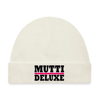 Mutti deluxe - Baby Premium Organic Mütze - Naturweiß - Vorne