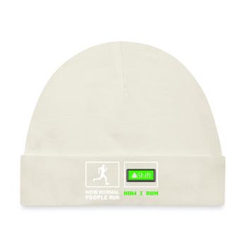 Zocken Gamer Retro Gamer Videospiele Geschenk - Baby Premium Organic Mütze - Naturweiß - Vorne