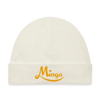 Minga - aus Liebe zu München! - Baby Premium Organic Mütze - Naturweiß - Vorne