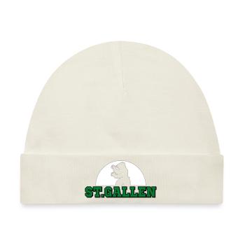 St Gallen - Baby Premium Organic Mütze - Naturweiß - Vorne