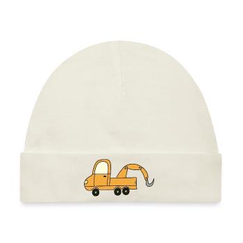 Abschleppwagen - Baby Premium Organic Mütze - Naturweiß - Vorne