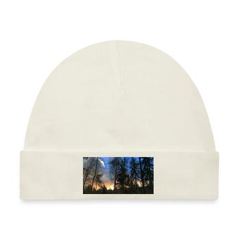 kunst wetter - Baby Premium Organic Mütze - Naturweiß - Vorne