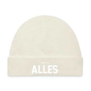 Alles unter Kontrolle - lustiger Spruch - Baby Premium Organic Mütze - Naturweiß - Vorne