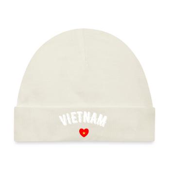 Vietnam - Baby Premium Organic Mütze - Naturweiß - Vorne