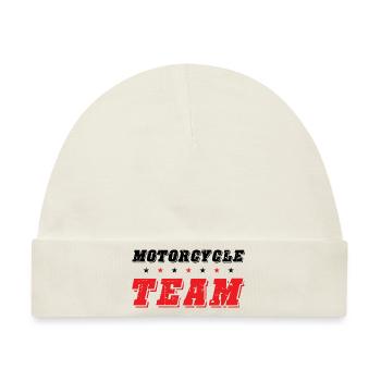 Motorcycle Team - Baby Premium Organic Mütze - Naturweiß - Vorne