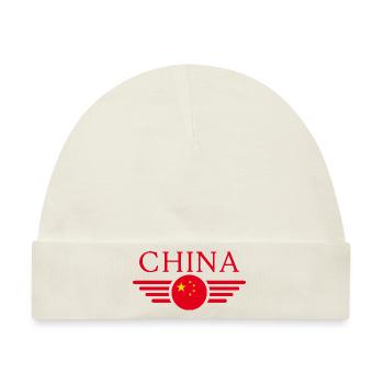 China - Baby Premium Organic Mütze - Naturweiß - Vorne