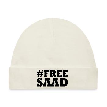 Free saad - Baby Premium Organic Mütze - Naturweiß - Vorne