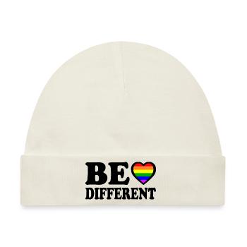 Be different - Baby Premium Organic Mütze - Naturweiß - Vorne