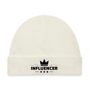 Influencer Beruf - Baby Premium Organic Mütze - Naturweiß - Vorne