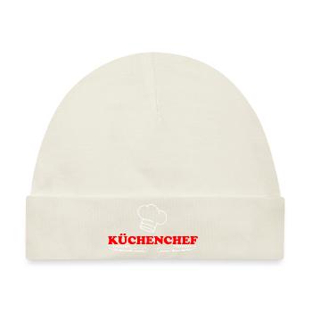 Küchenchef - Baby Premium Organic Mütze - Naturweiß - Vorne