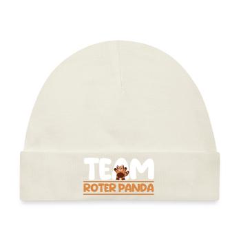 Roter Panda - Baby Premium Organic Mütze - Naturweiß - Vorne