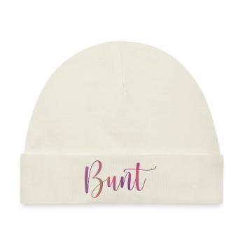 Bunt - Baby Premium Organic Mütze - Naturweiß - Vorne
