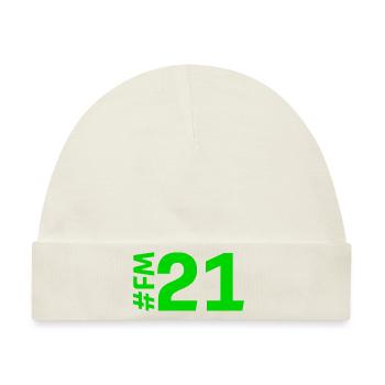 FM21-KARTON - Baby Premium Organic Mütze - Naturweiß - Vorne