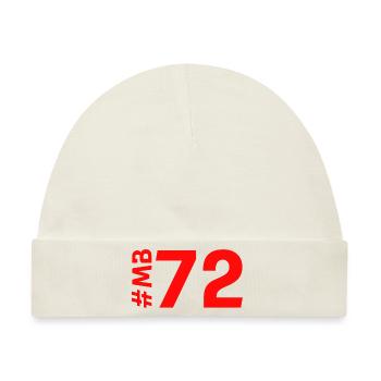 MB72-KARTON - Baby Premium Organic Mütze - Naturweiß - Vorne