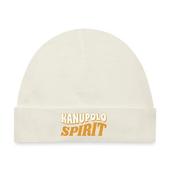 Kanupolo Spirit Slogan - Baby Premium Organic Mütze - Naturweiß - Vorne
