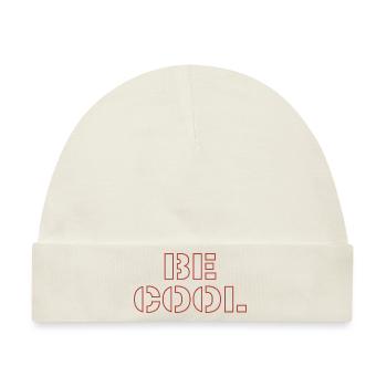 Be cool - Baby Premium Organic Mütze - Naturweiß - Vorne