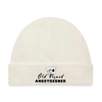 Old Maid Angstgegner - Baby Premium Organic Mütze - Naturweiß - Vorne