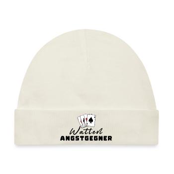 Watten Angstgegner - Baby Premium Organic Mütze - Naturweiß - Vorne