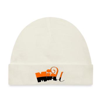 Miau - Baby Premium Organic Mütze - Naturweiß - Vorne