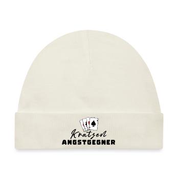 Kratzen Angstgegner - Baby Premium Organic Mütze - Naturweiß - Vorne