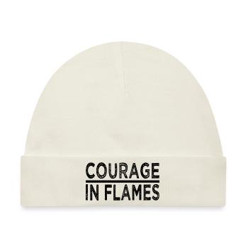 courage and strength acts of courage - Baby Premium Organic Mütze - Naturweiß - Vorne