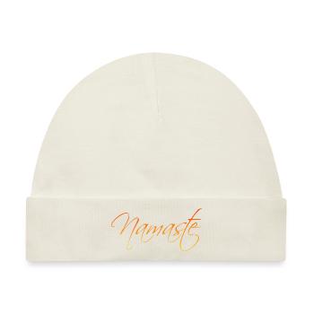 Namaste - Baby Premium Organic Mütze - Naturweiß - Vorne