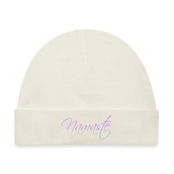 Namaste - Baby Premium Organic Mütze - Naturweiß - Vorne