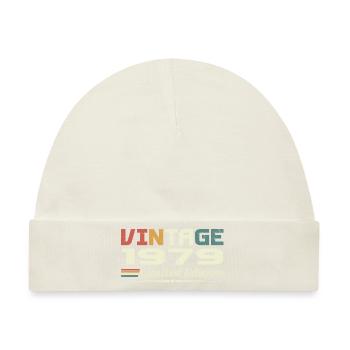 Jahrgang 1979 Geschenk 1979 Geburtstag 1979 Retro - Baby Premium Organic Mütze - Naturweiß - Vorne