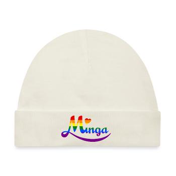 Minga Pride - Baby Premium Organic Mütze - Naturweiß - Vorne