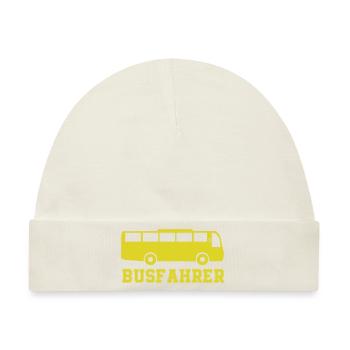 bus busfahrer - Baby Premium Organic Mütze - Naturweiß - Vorne
