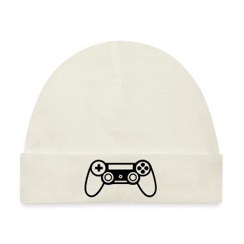 Controller für Videospiele - Baby Premium Organic Mütze - Naturweiß - Vorne