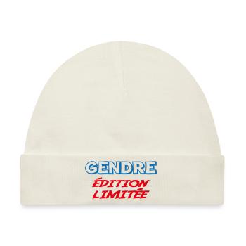 Limitierte Auflage GENDRE - Baby Premium Organic Mütze - Naturweiß - Vorne