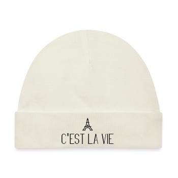 C'est la vie - Baby Premium Organic Mütze - Naturweiß - Vorne