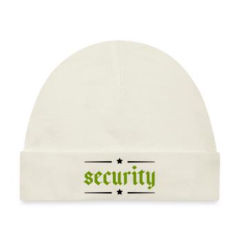 security - Baby Premium Organic Mütze - Naturweiß - Vorne