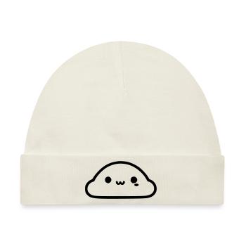 Niedliche Wolke - Baby Premium Organic Mütze - Naturweiß - Vorne