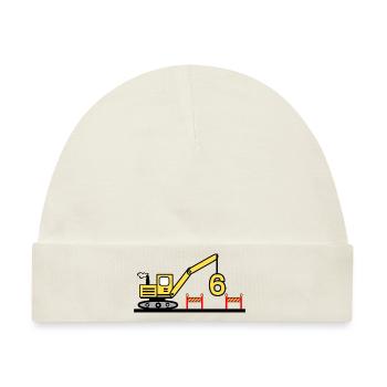 Bagger - Baby Premium Organic Mütze - Naturweiß - Vorne