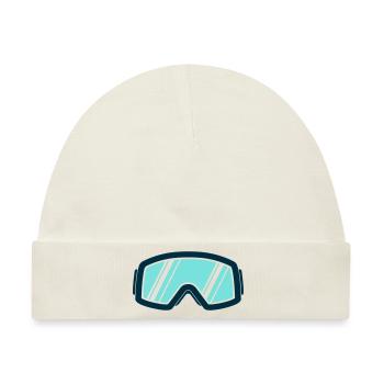 Skibrille - Baby Premium Organic Mütze - Naturweiß - Vorne