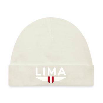 Lima Design – Perus Hauptstadt erleben - Baby Premium Organic Mütze - Naturweiß - Vorne