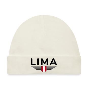 Lima Design – Perus Hauptstadt erleben - Baby Premium Organic Mütze - Naturweiß - Vorne