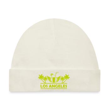los angeles - Baby Premium Organic Mütze - Naturweiß - Vorne